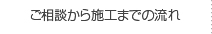 ご相談から施工までの流れ